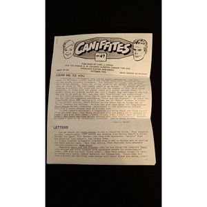 CANIFFITES JOURNAL #47 1990